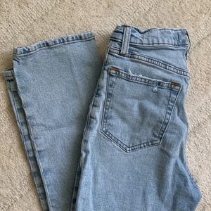 Abercrombie & Fitch Ankle Straight Ultra High Rise Jeans